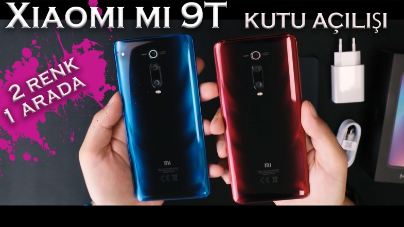 Xiaomi Mi 9T 'ler Kutusundan Çıkıyor | 2 Renk 1 Arada
