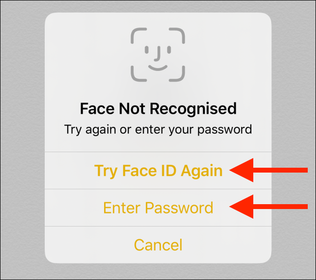 Face ID veya Touch ID'yi etkinleştir