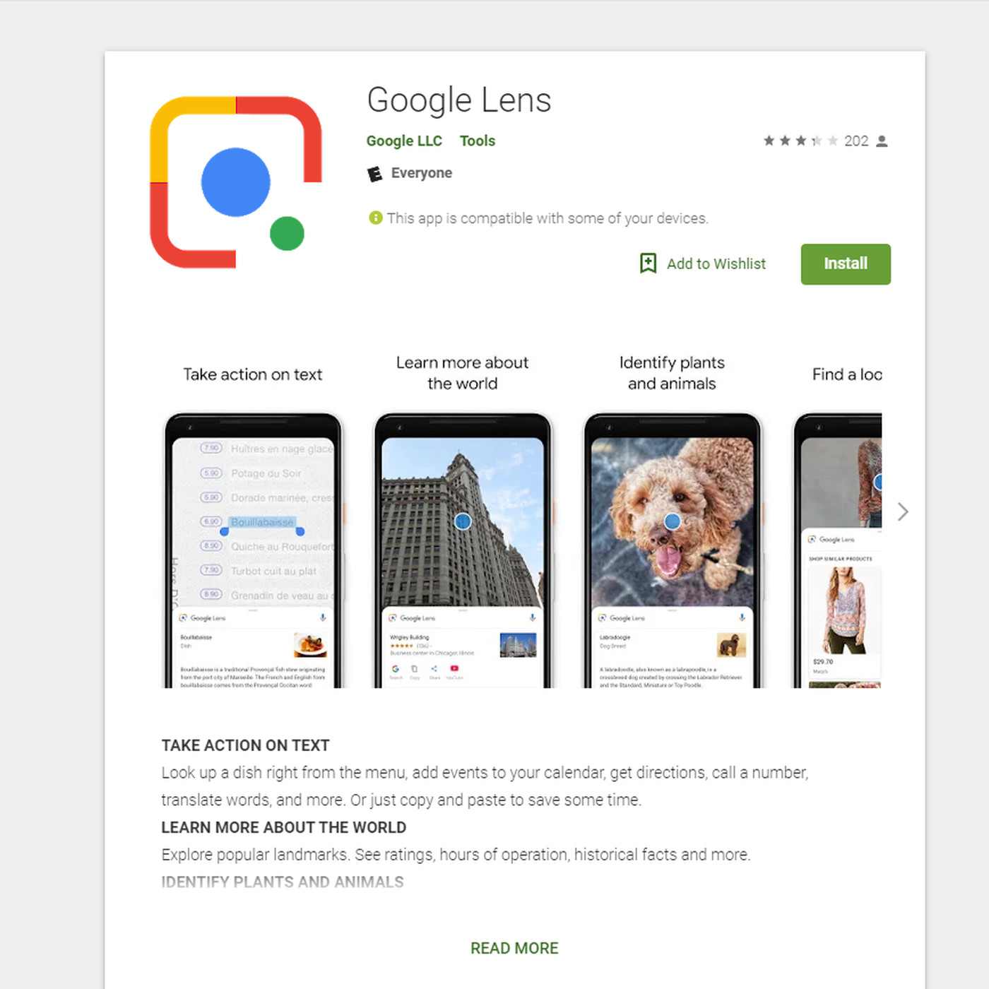 Google Lens Uygulaması
