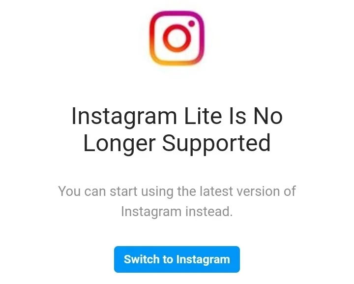 Instagram Lite Açıklama