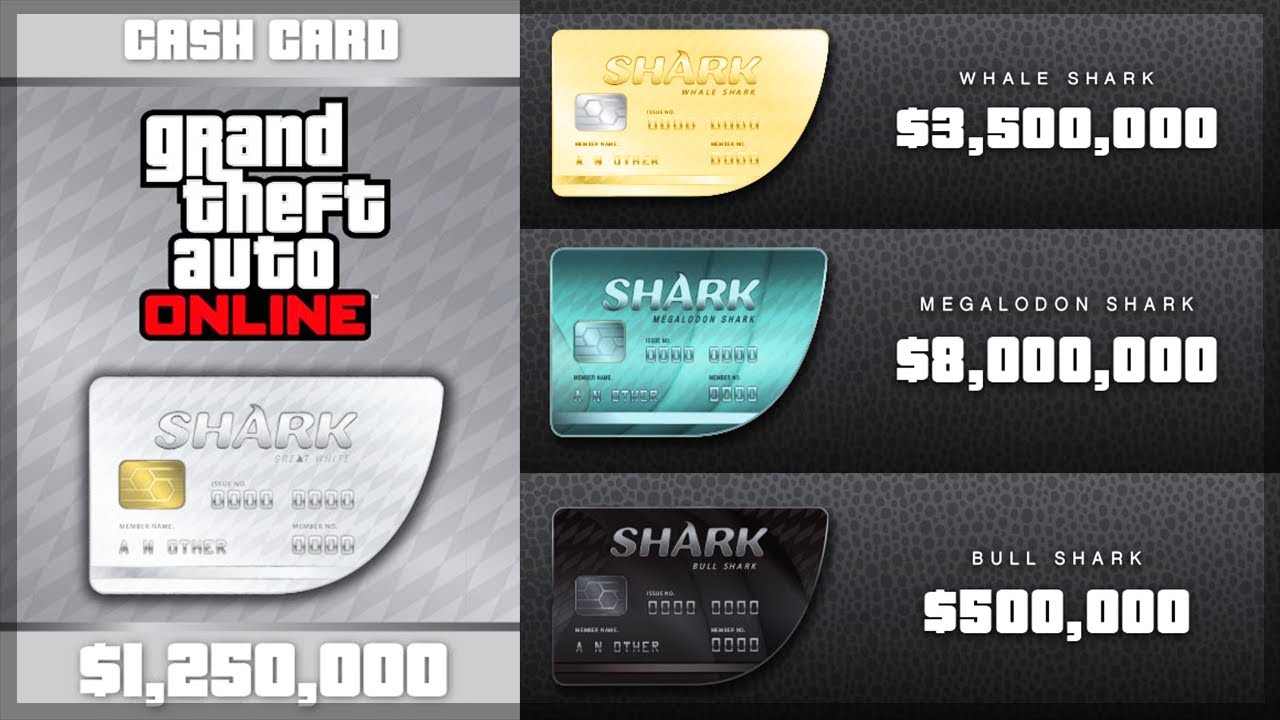 Gta online shark cards