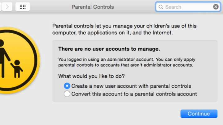 MacOS'ta ebeveyn denetimlerini kullanma