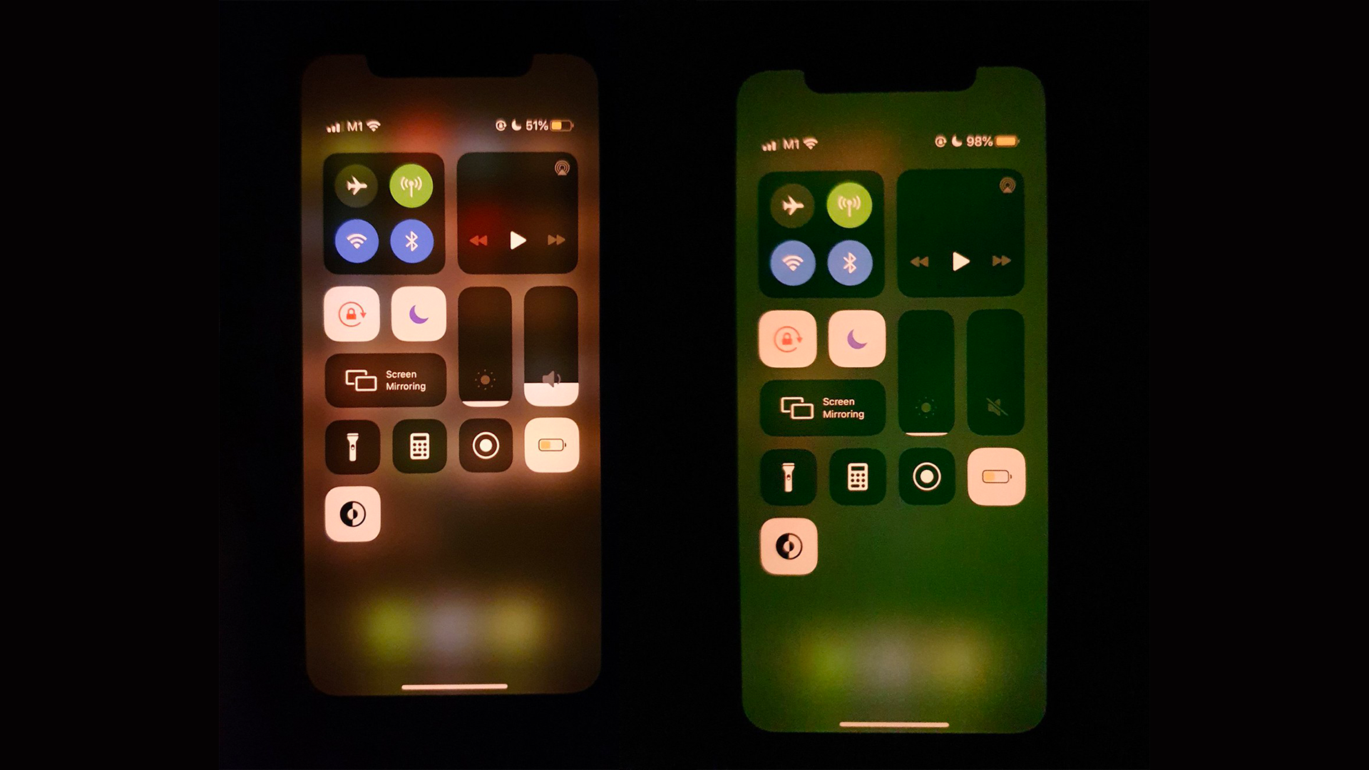iPhone 11 serisi telefonlarda Yeşil Ekran sorunu olduğu belirtildi.