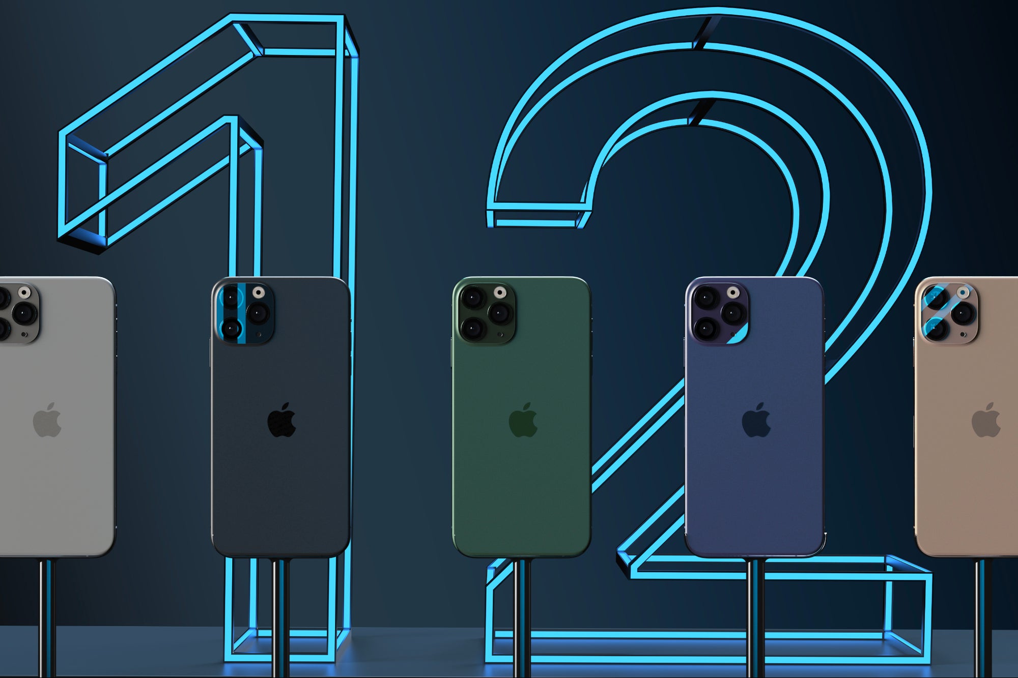 Dört farklı iPhone 12 serisi <a href='/akilli-telefon/'>akıllı telefon</a> piyasaya sürülecek!