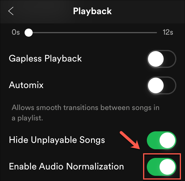 Spotify Ses Normalleştirmesini etkinleştirme veya devre dışı bırakma
