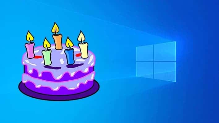 Windows 10, Bir Milyardan Fazla Kullanıcıyla 5 Yaşında Olması Kutlandı.