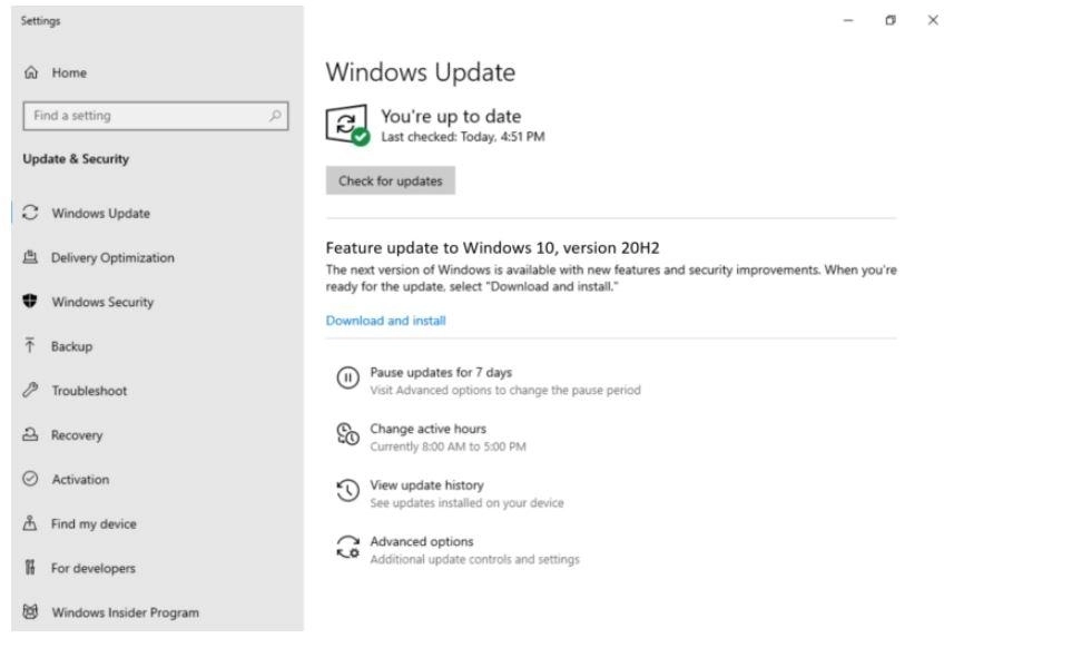 Microsoft Windows 10 Ekim 2020 Güncellemesi Yayınlanmaya Hazır