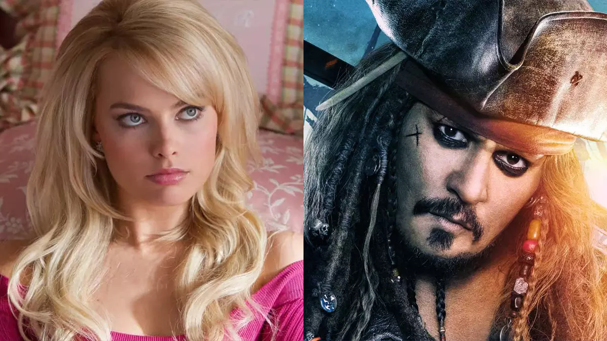 Johnny Depp Jack Sparrow Margot Robbie Karayip Korsanları