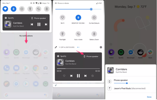 Android 11, daha keyifli müzik kontrollerine sahip