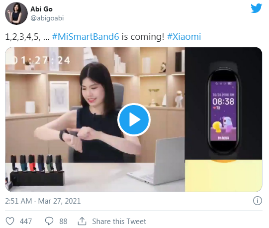 Xiaomi Mi Band 6, 29 Mart'ta Piyasada Yerini Alacak!