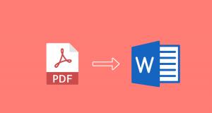 Bir PDF dosyasını, Word belgesine dönüştürme