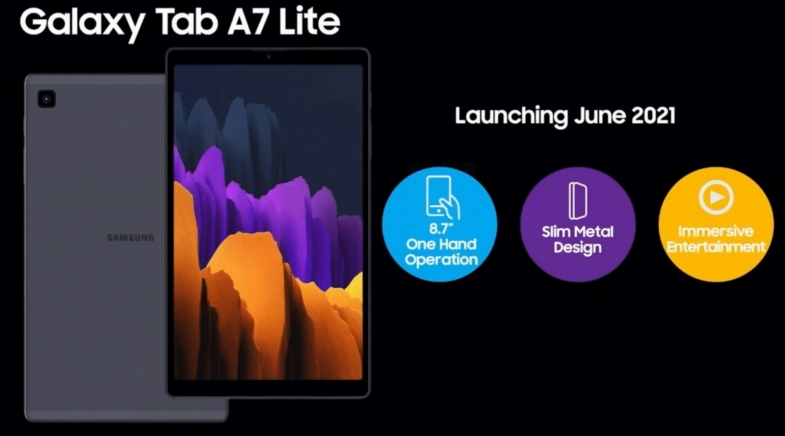 Galaxy Tab A7 Lite Hakkında İlk Bilgiler Gelmeye Başladı
