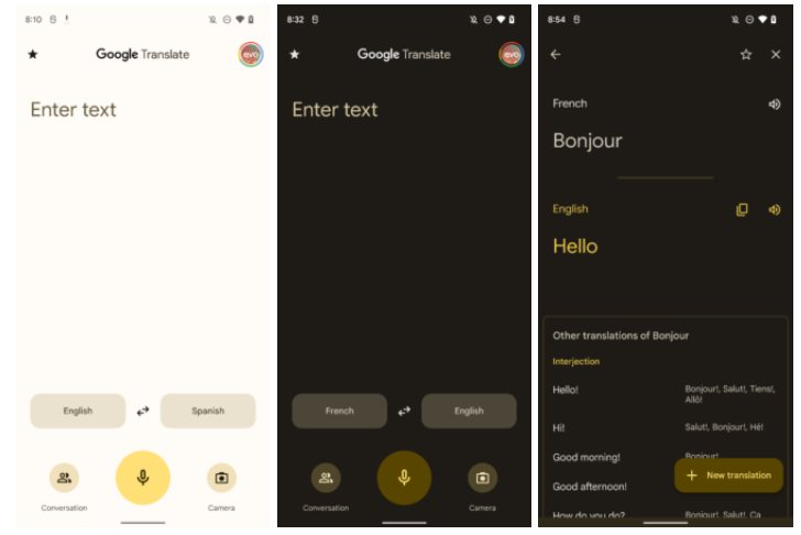 Google Translate Uygulaması Material You Tasarım Dilini Benimseyecek!