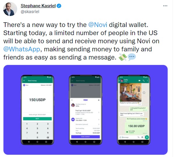 Whatsapp'a Kripto Transferi Geliyor