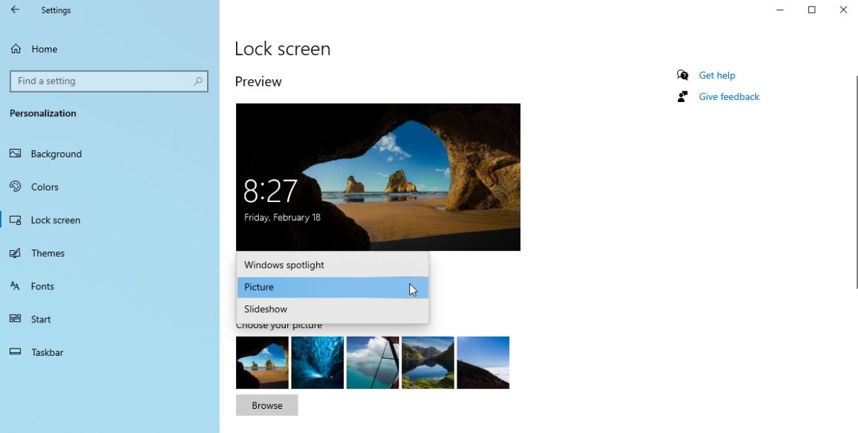 Windows 10 Kilit Ekranı