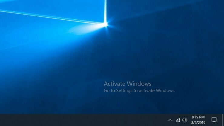 Windows'u Yeniden Etkinleştir